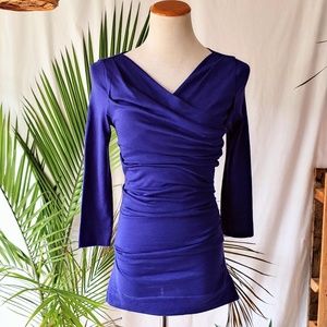 Vivienne Westwood Ruched Faux Wrap Deity Top